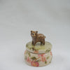 Peach Bear Trinket Pot
