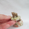 Peach Bear Trinket Pot