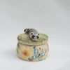 Butterfly Raccoon Trinket Pot