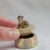 Pear Fruit Otter Trinket Pot