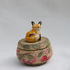 Cherry Fox Trinket Pot