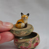 Cherry Fox Trinket Pot