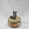 Peachy raccoon Trinket Pot