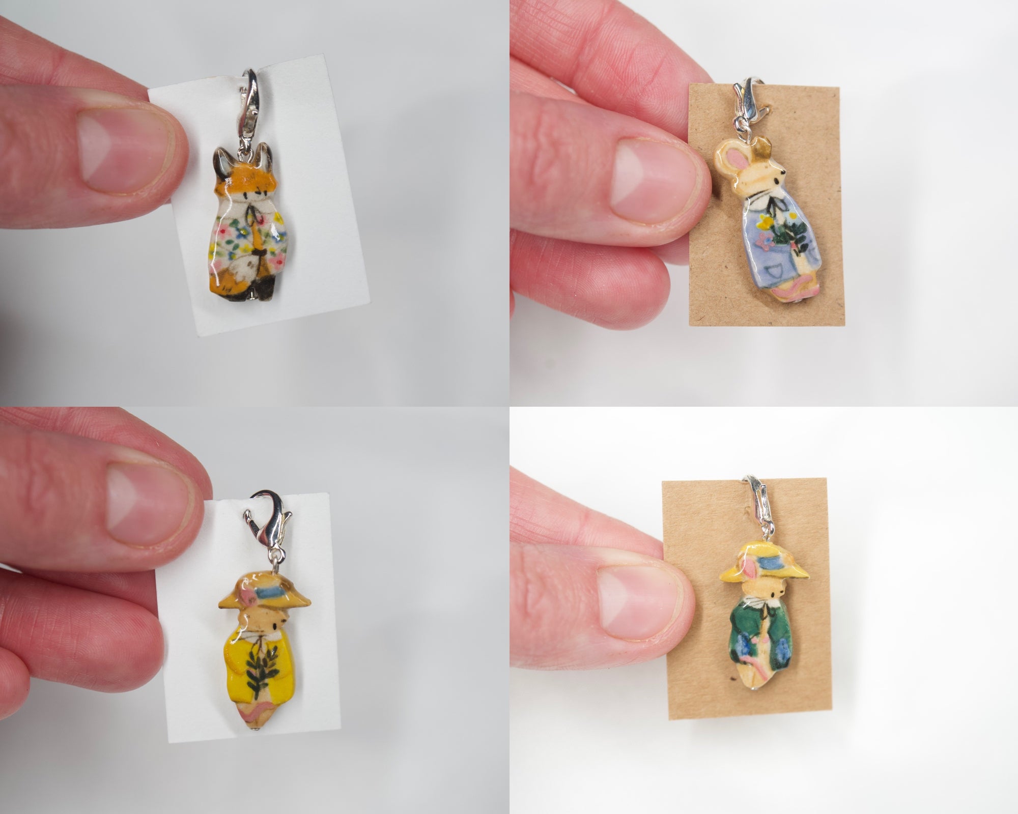 2D Charms with Clasp
