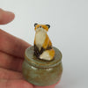 Sitting Fox Trinket