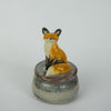 Front Facing Sitting Fox Trinket