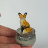 Front Facing Sitting Fox Trinket