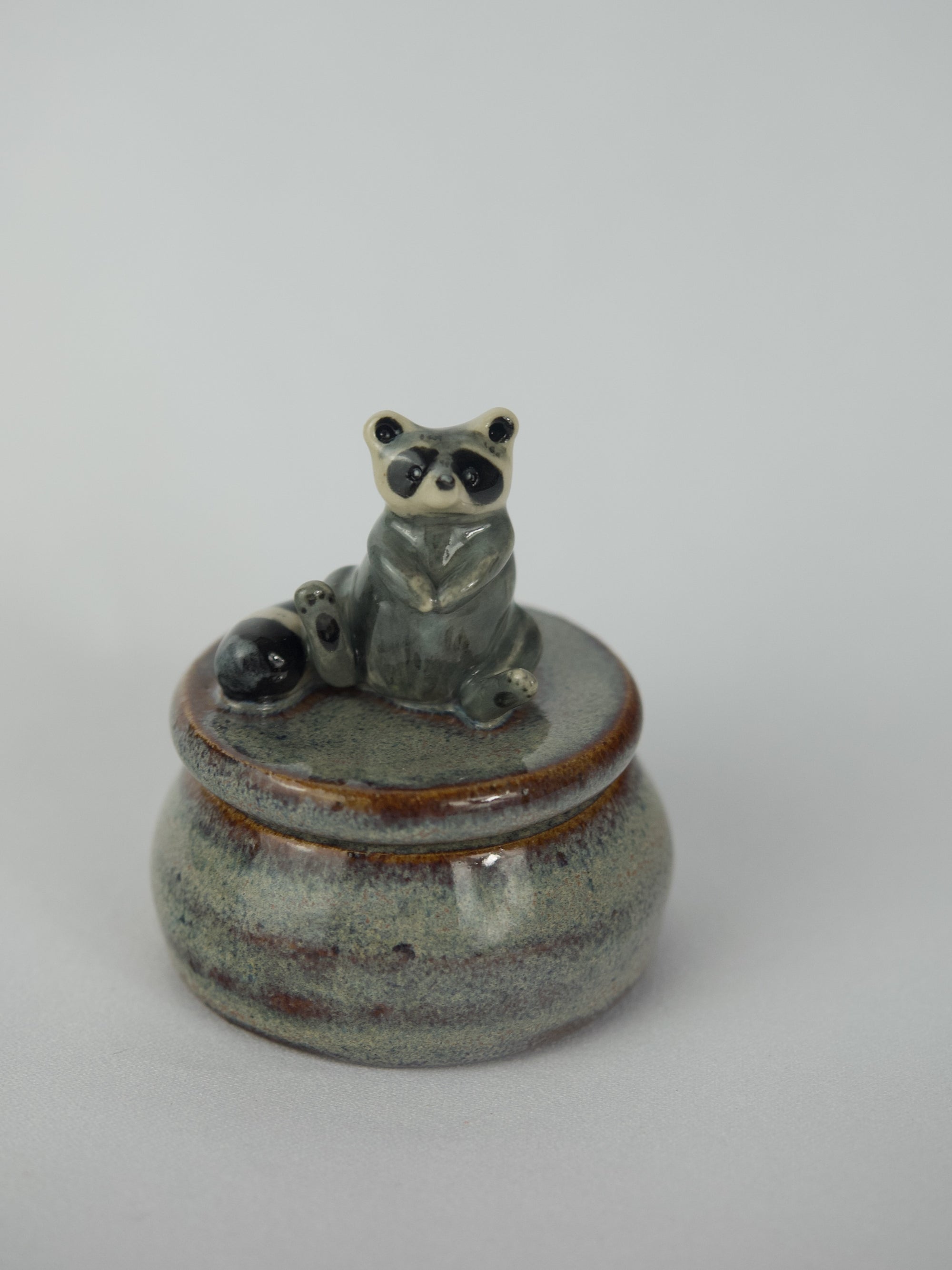 Larger Raccoon Sitting Trinket
