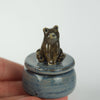 Sitting Brown bear Trinket
