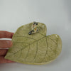 Floral Raccoon Leaf Dish Large