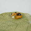Sleepy Fox Leaf Dish Large