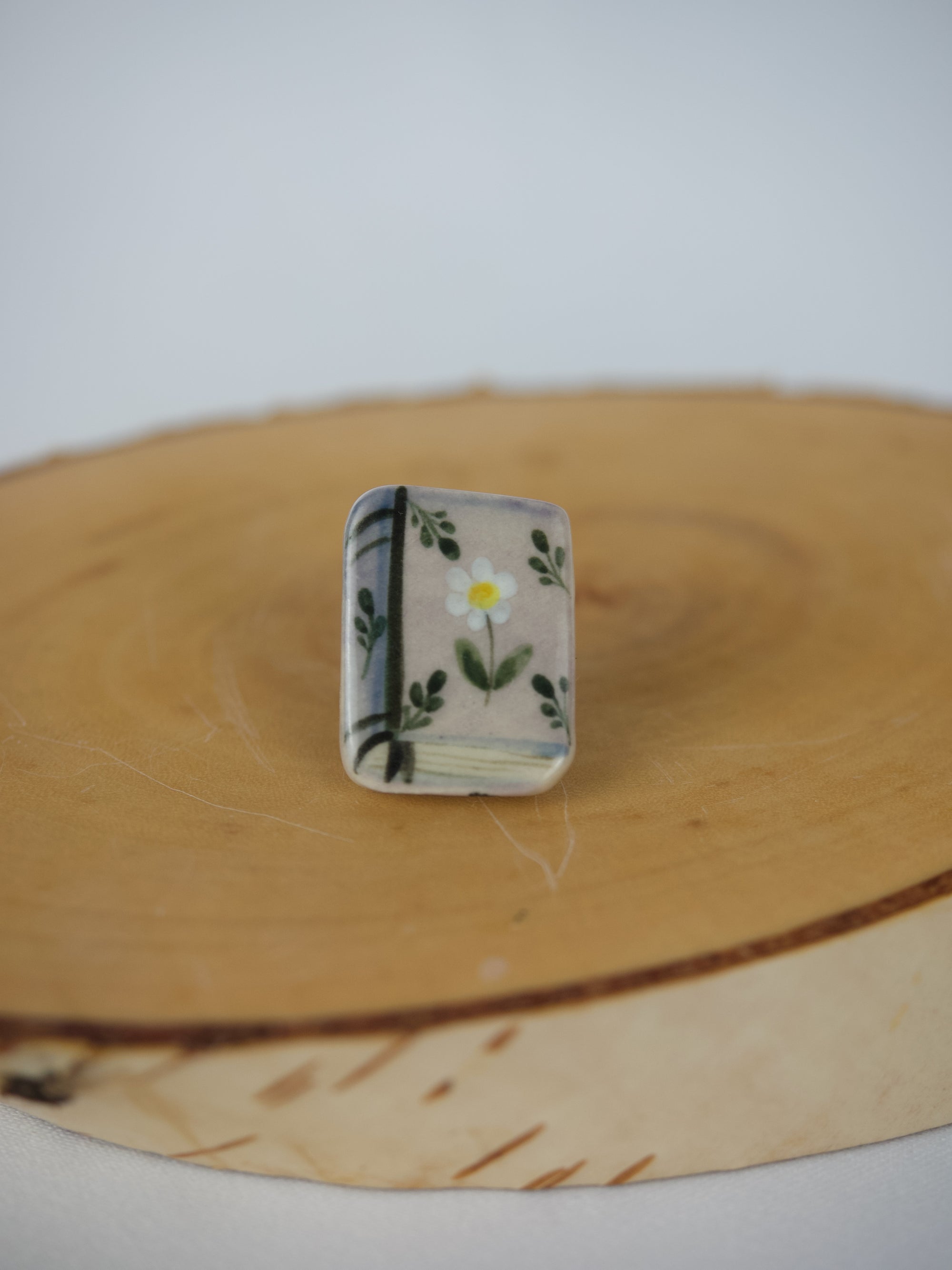 Purple Book Pin Badge