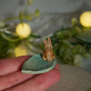 Tiny Sitting Rabbit Ring Dish (4cm length x 2.5cm width)