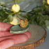 RESERVED Tiny Chicken Ring Dish (4cm length x 2.5cm width)