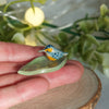 Tiny Version 1 Kingfisher (4cm length x 2.5cm width)