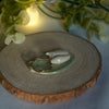 Tiny Snowy Fox Leaf Dish (4cm length x 2.5cm width)