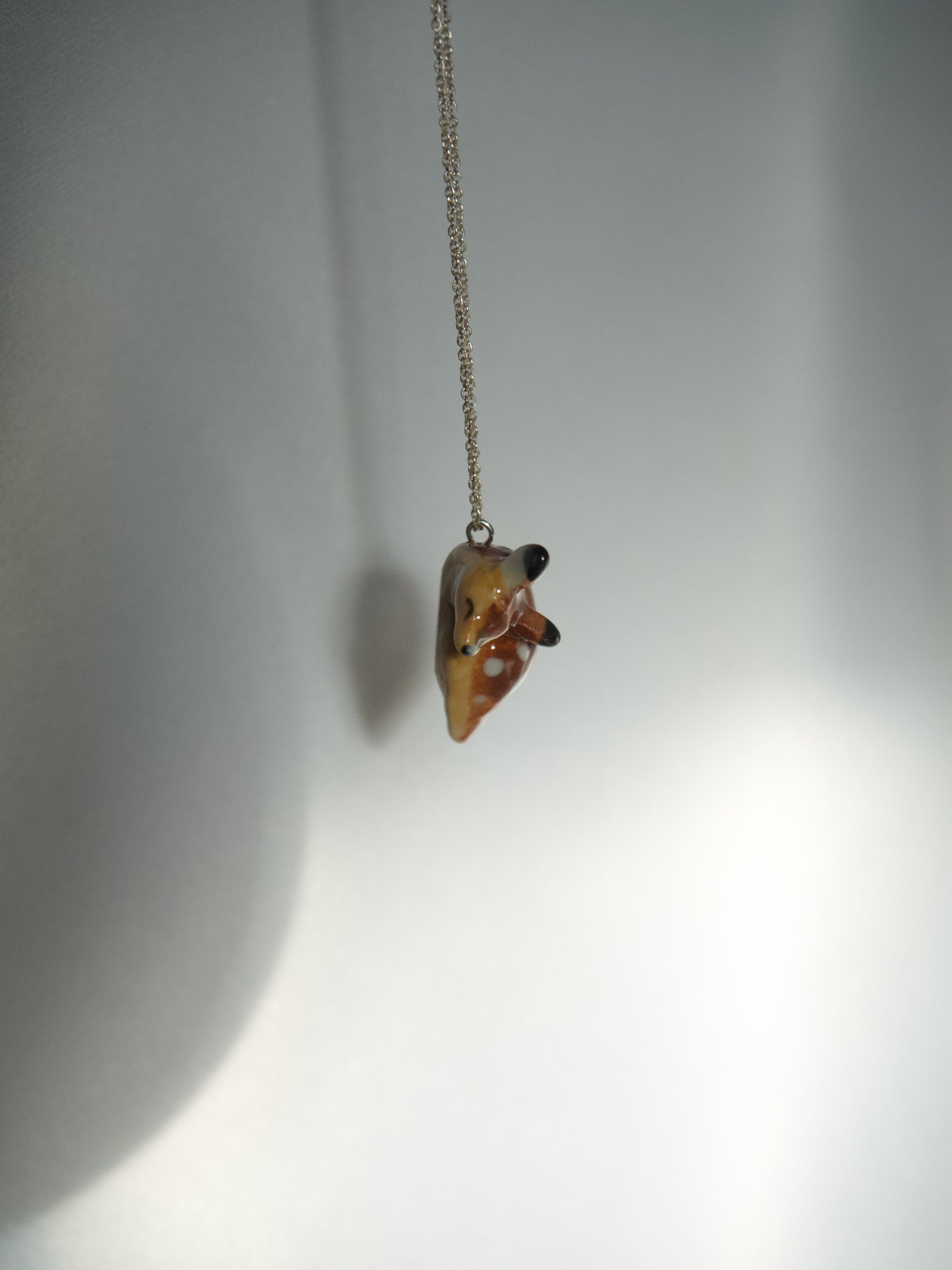 18inch Sterling Silver Deer Necklace