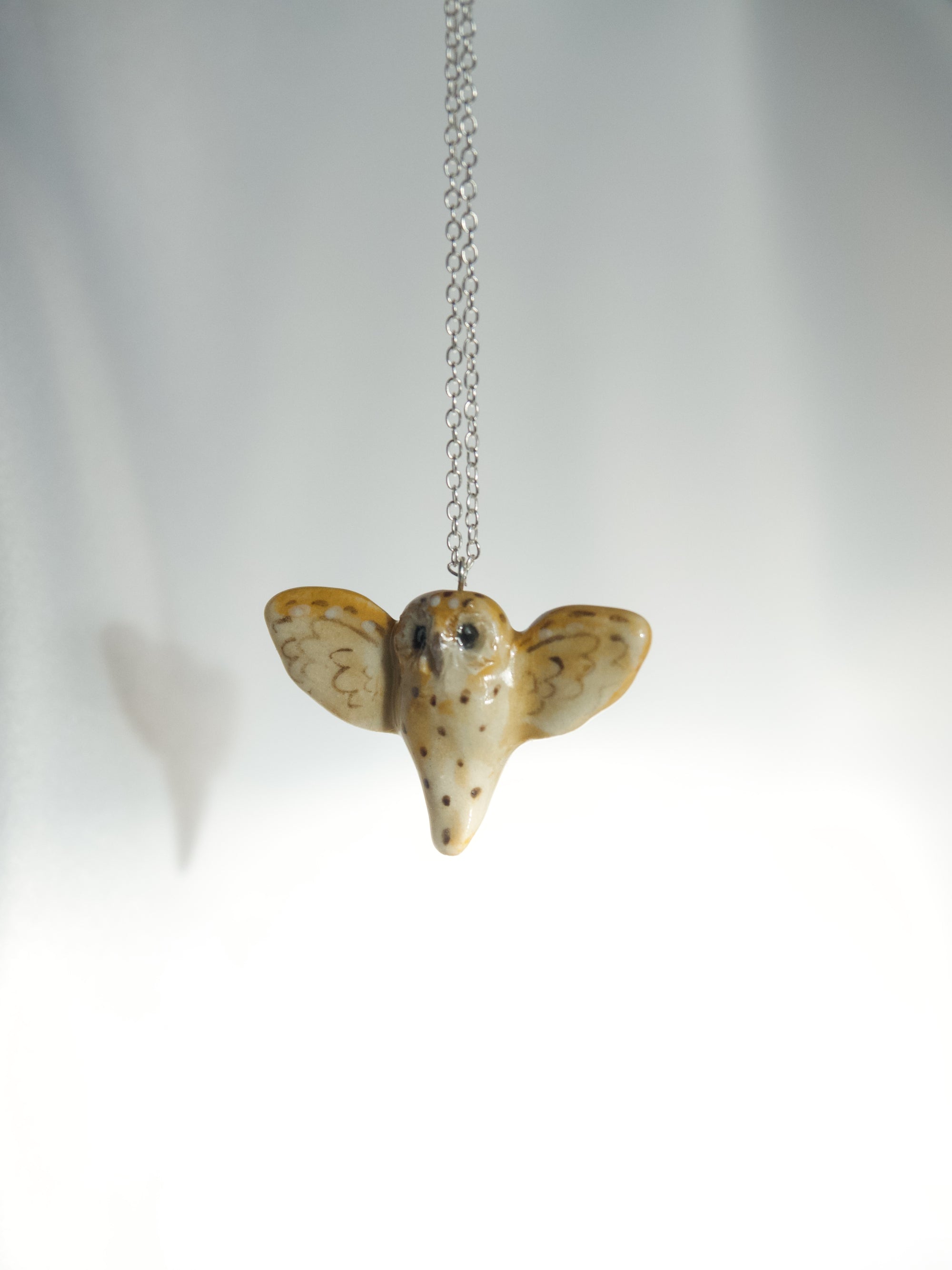 18inch Sterling Silver Owl Necklace