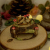 Playing Fox Tree Stump Trinket Holder (6 cm Width x 3cm Height)