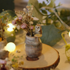 X1 owl vase , x 1 owl vase, x1 cat woodland tree log dish