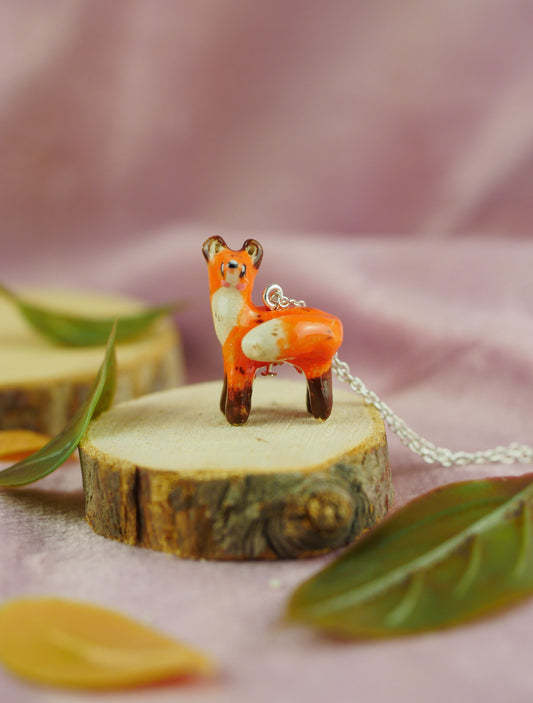 Apricot fox charm (only)