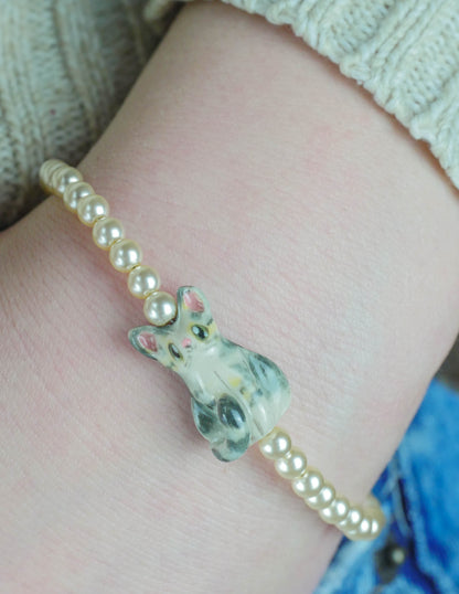 ♡Personalised Pet Pearl Bracelet♡