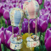 LIMITED AVAILABILITY Preorder Fox or Otter Hot Air Balloon Hanging Trinket Pot ( dispatch on or before 4th June)