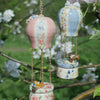 LIMITED AVAILABILITY Preorder Fox or Otter Hot Air Balloon Hanging Trinket Pot ( dispatch on or before 4th June)