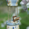 LIMITED AVAILABILITY Preorder Fox or Otter Hot Air Balloon Hanging Trinket Pot ( dispatch on or before 4th June)