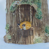 Fox Swing Tree Log Vessel