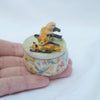 Fox Mother and Baby Trinket Pot