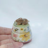 Rabbit Munching Lettuce Trinket Pot