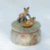 Fox Cubs Playing Trinket Pot