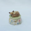 Small Cat Sleeping Trinket Pot