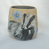 Earthenware Badger Vessel ( Decorative Use Only )
