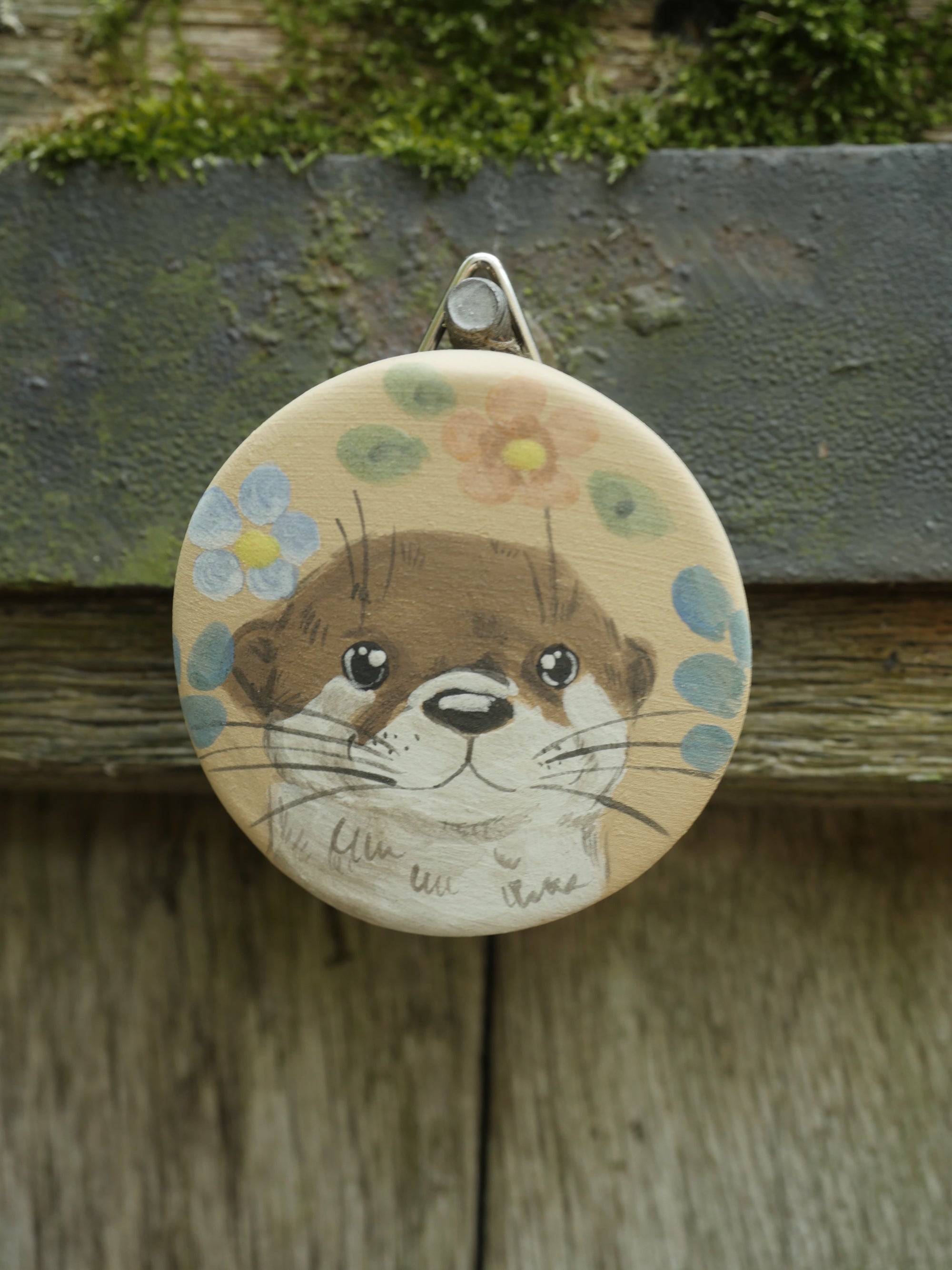 Earthenware Otter Wall Hanging
