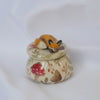 one of a kind Mushroom Sleepy Fox Pot