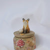 one of a kind Speckled Fox Mushroom Pot