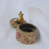 one of a kind Speckled Fox Mushroom Pot
