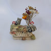 Made to order Raccoon Floral Book Sculpture (end of October dispatch)