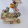 Made to order Raccoon Floral Book Sculpture (end of October dispatch)