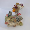 Made to order Raccoon Floral Book Sculpture (end of October dispatch)