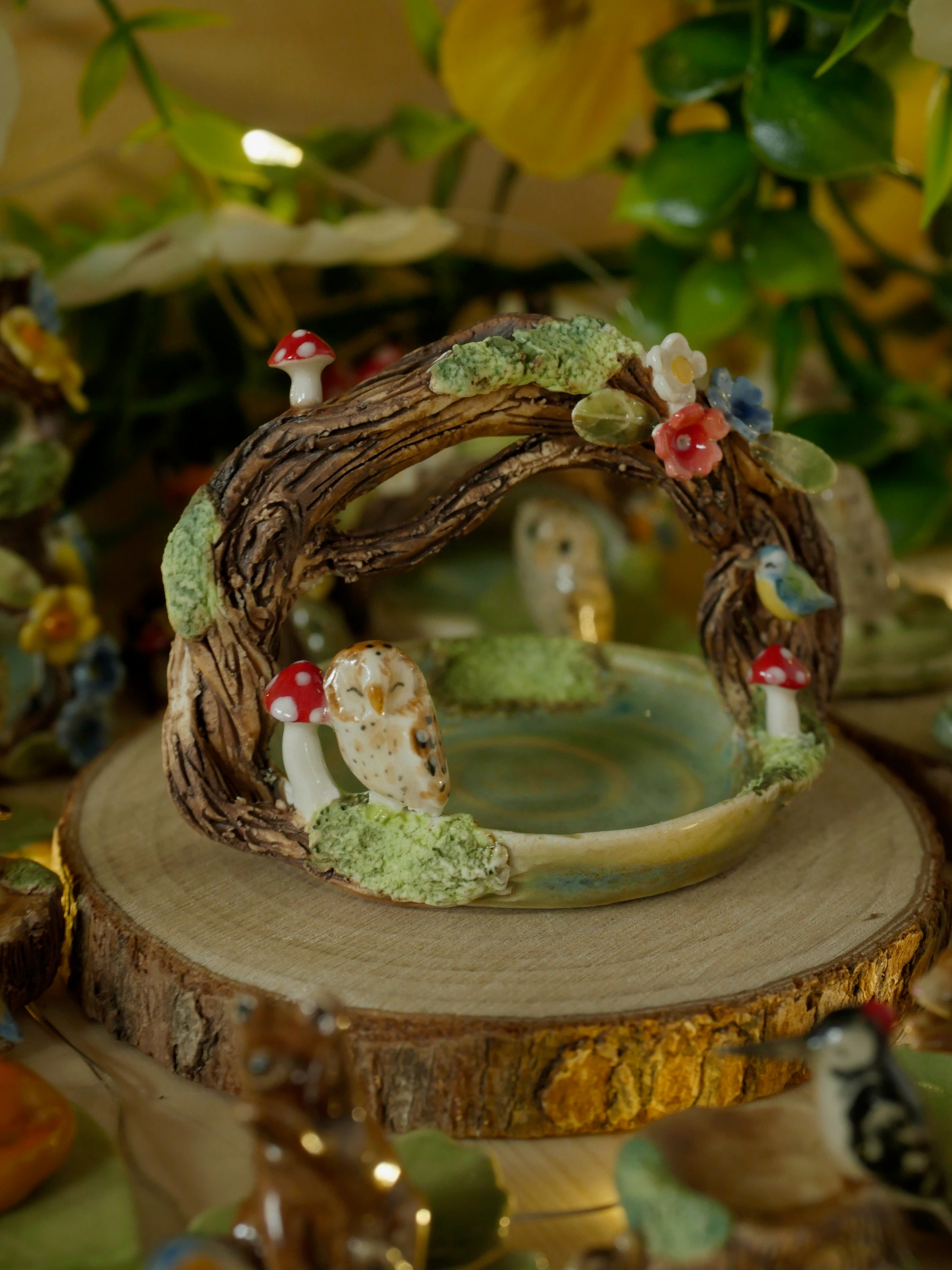 Woodland Archway Trinket Dish (6cm width x 4cm Height)