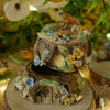 Woodland Duck and Fox Tiered Trinket Pots (6cm Width x 6cm Height)
