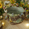 Woodland Fox and Friends Tree Stump Trinket (9cm Width x 4cm Height)