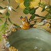 Woodland Tree Stump Fox and Deer Trinket Bowl (9cm width x 3cm Height)