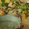 Woodland Tree Stump Fox and Deer Trinket Bowl (9cm width x 3cm Height)