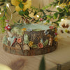Woodland Tree Stump Siamese Cat Trinket Bowl (9cm width x 3cm Height)