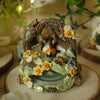 Woodland Sleeping Fox Archway Trinket (6cm Width x 7cm Height)