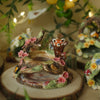 Red Panda Cherry Blossom Stump Trinket (7cm Width x 6cm Height)
